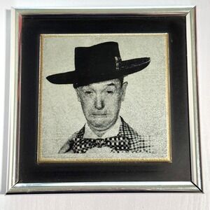 Metalco Stan Laurel Wall Art Portrait Vintage Decor Mirror Art Retro Wall Decor